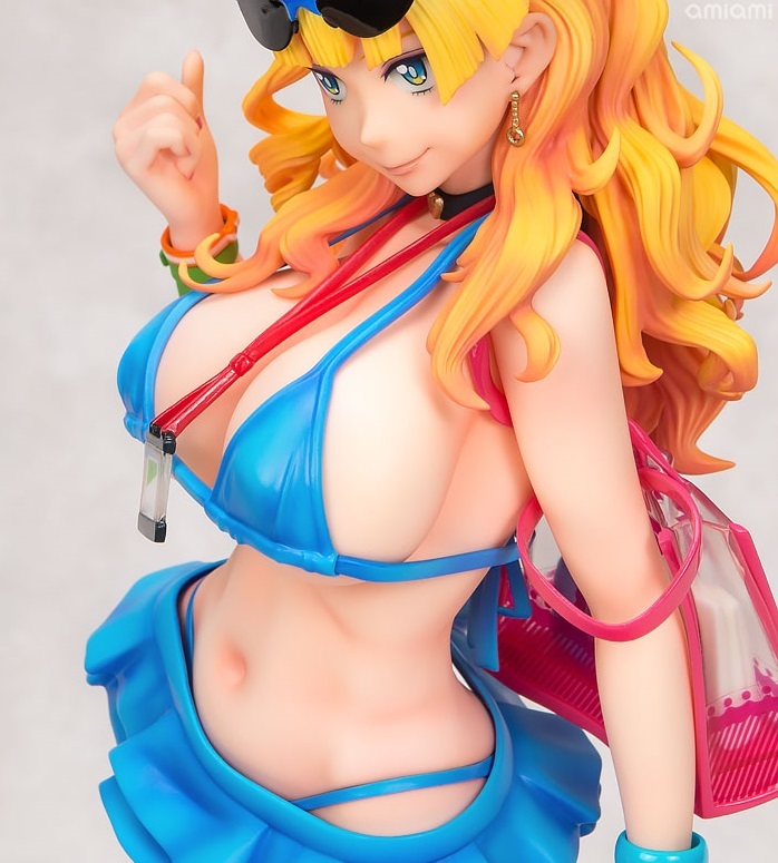 Please Tell Me! Galko-chan: 1/6 Galko-Chan (Swimsuit Ver.) - PVC Statue image