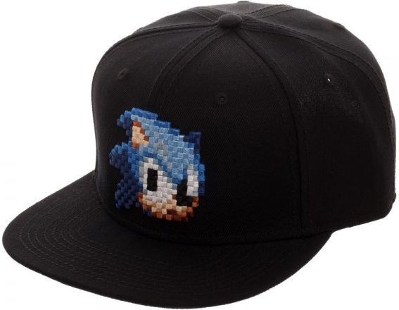 Sonic: 8-Bit - Embroided Snapback Cap 