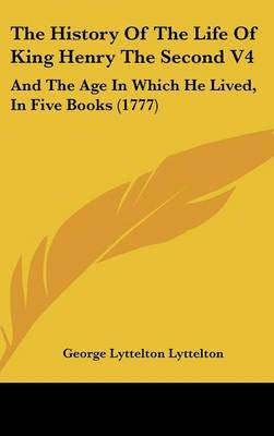 The History of the Life of King Henry the Second V4: And the Age in Which He Lived, in Five Books (1777) by George Lyttelton Lyttelton, Bar image