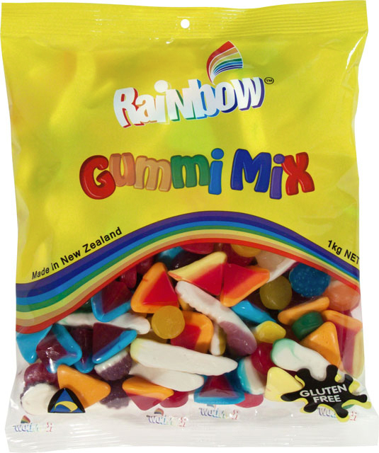 Rainbow Confectionery Gummi Mix Bulk Bag 1kg at Mighty Ape NZ