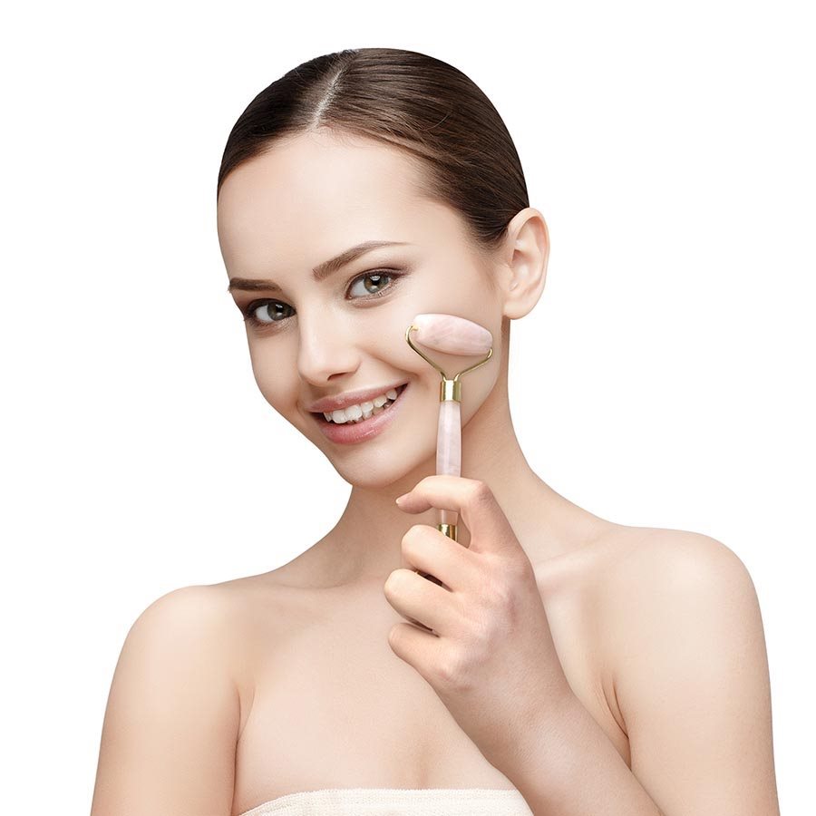 IS Gift Natural Crystal Facial Roller (Jade) image
