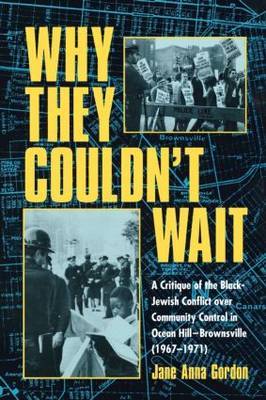 Why They Couldn't Wait by Jane Anna Gordon image