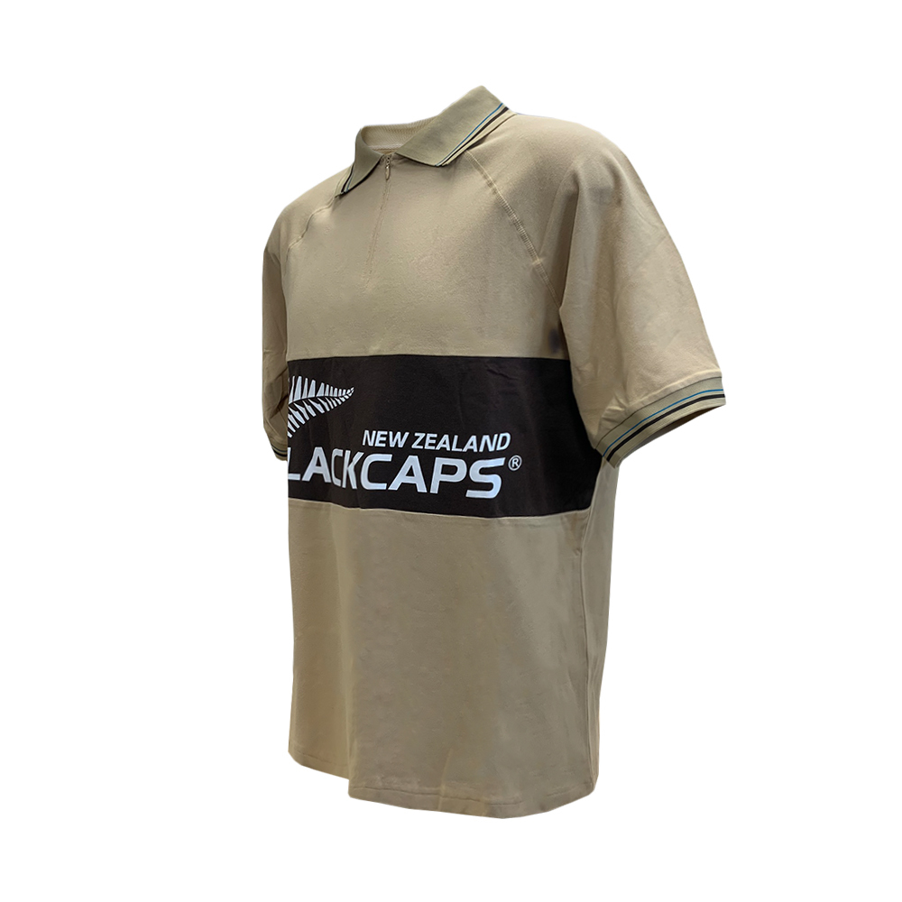 Blackcaps Raglan Rib Logo Polo (2XL)