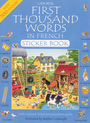 First Thousand Words in French: Sticker Book by Heather Amery image