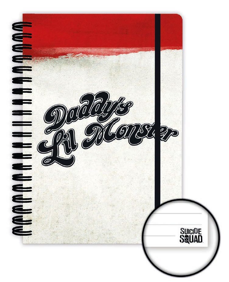 Suicide Squad Notebook A5 Daddy's Little Monster