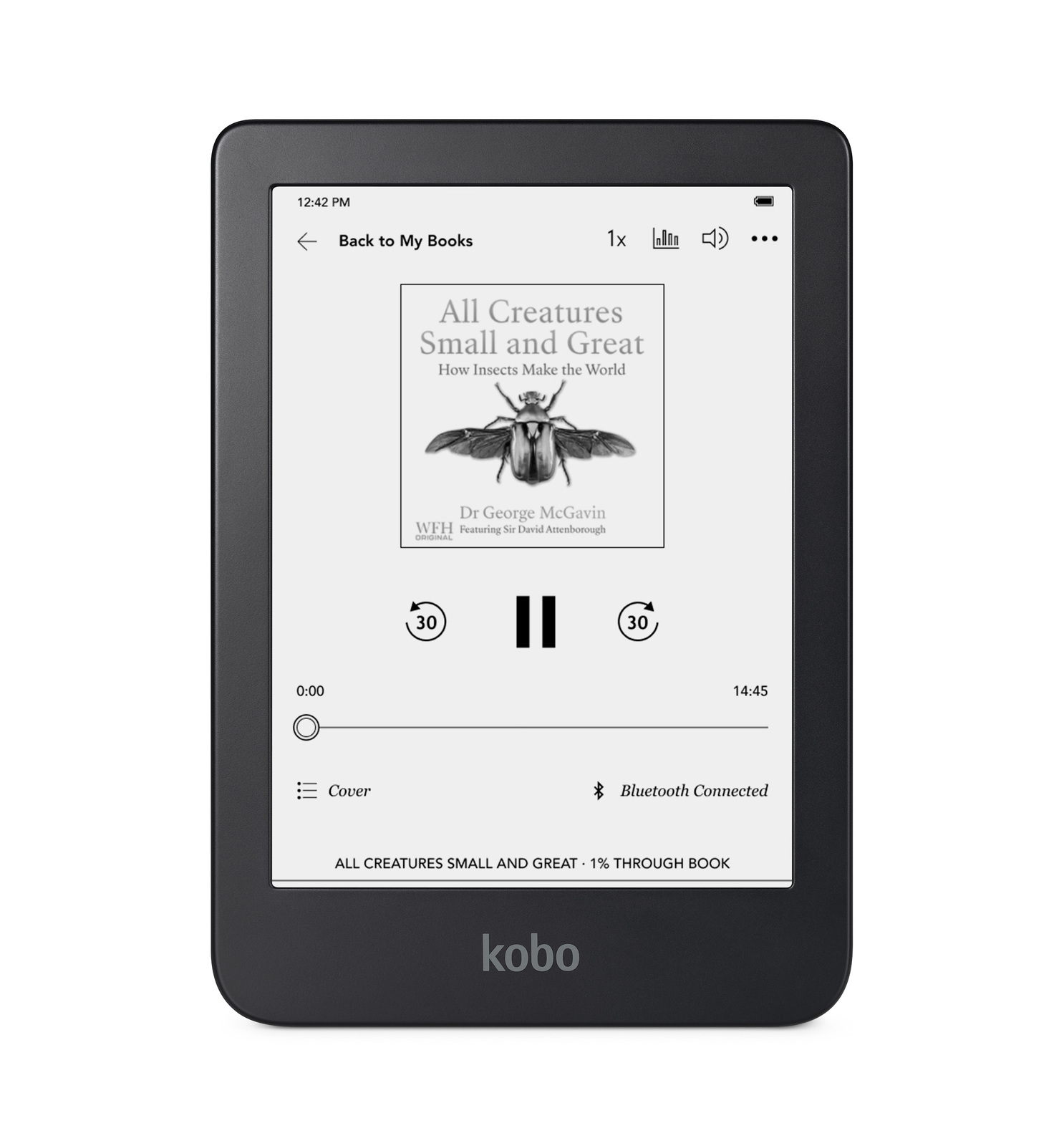 Kobo Clara 2E 6" 16GB HD eReader Black at Mighty Ape NZ