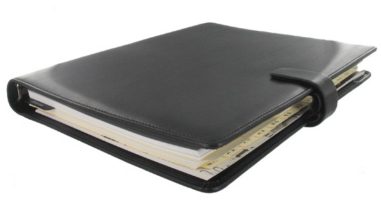 Black Filofax A4 Metropol Organiser