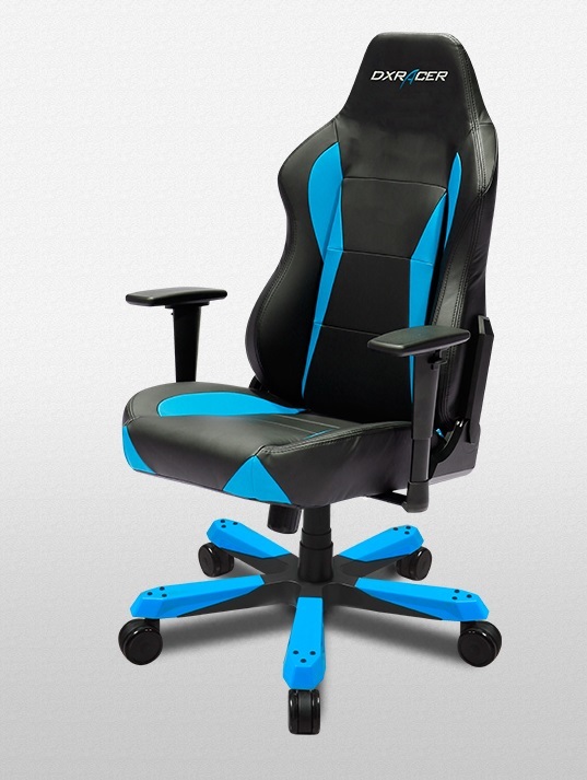 DXRacer Wide Series WZ0 Gaming Chair (Black and Blue) for image