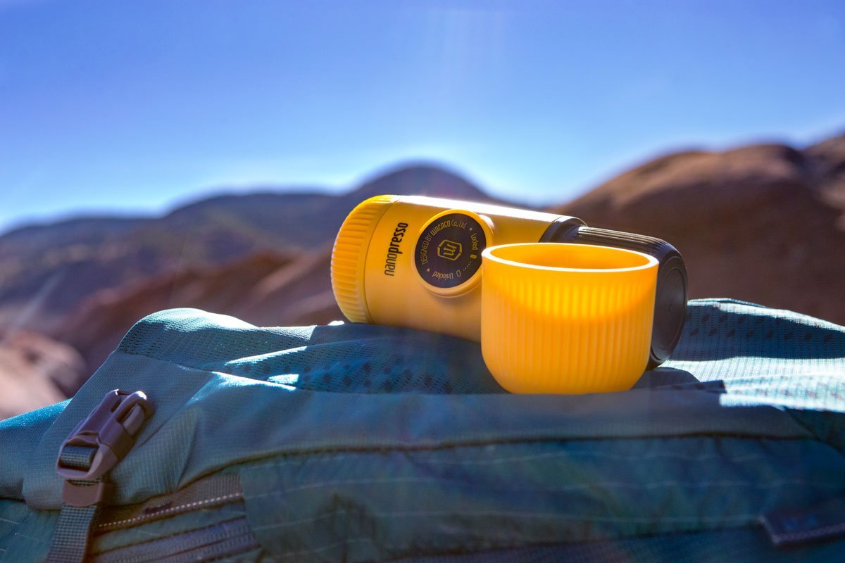 Nanopresso Portable Espresso Maker Yellow at Mighty Ape NZ
