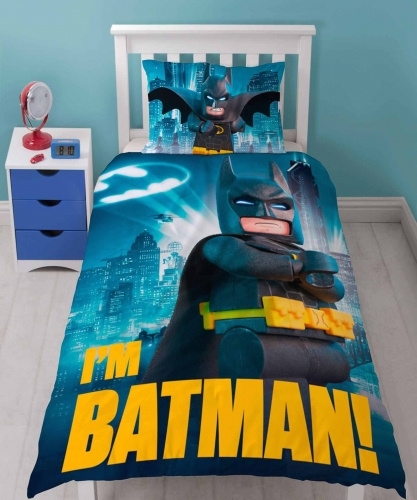 Lego Batman Hero Reversible Duvet Set - Single image