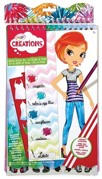 Crayola Creations - Fashion Sketch Set image