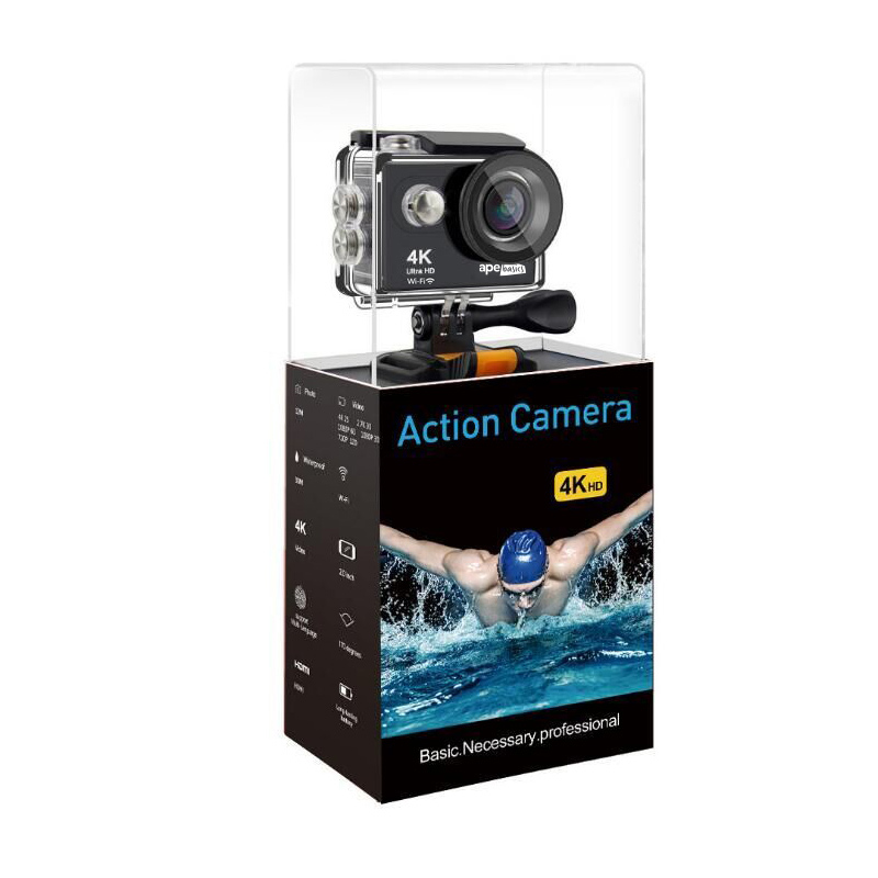 Ape Basics 4K Action Sport Camera with accessories kit