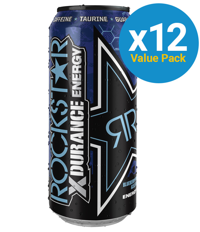 Rockstar X-Durance Berry Energy Drink 500ml (12 Pack) image