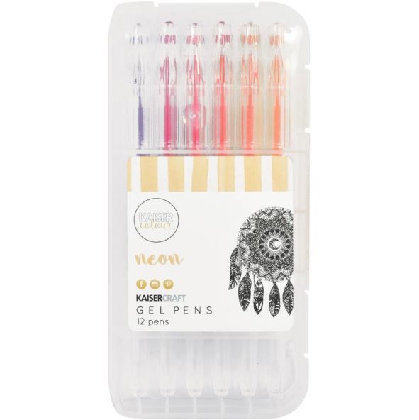 Kaisercraft: Gel Pens - Neon Colours (Box of 12)