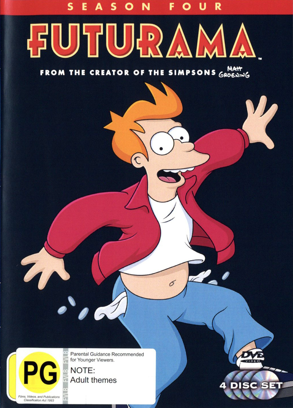 Futurama - Season 4 (4 Disc Slimline Set) on DVD image