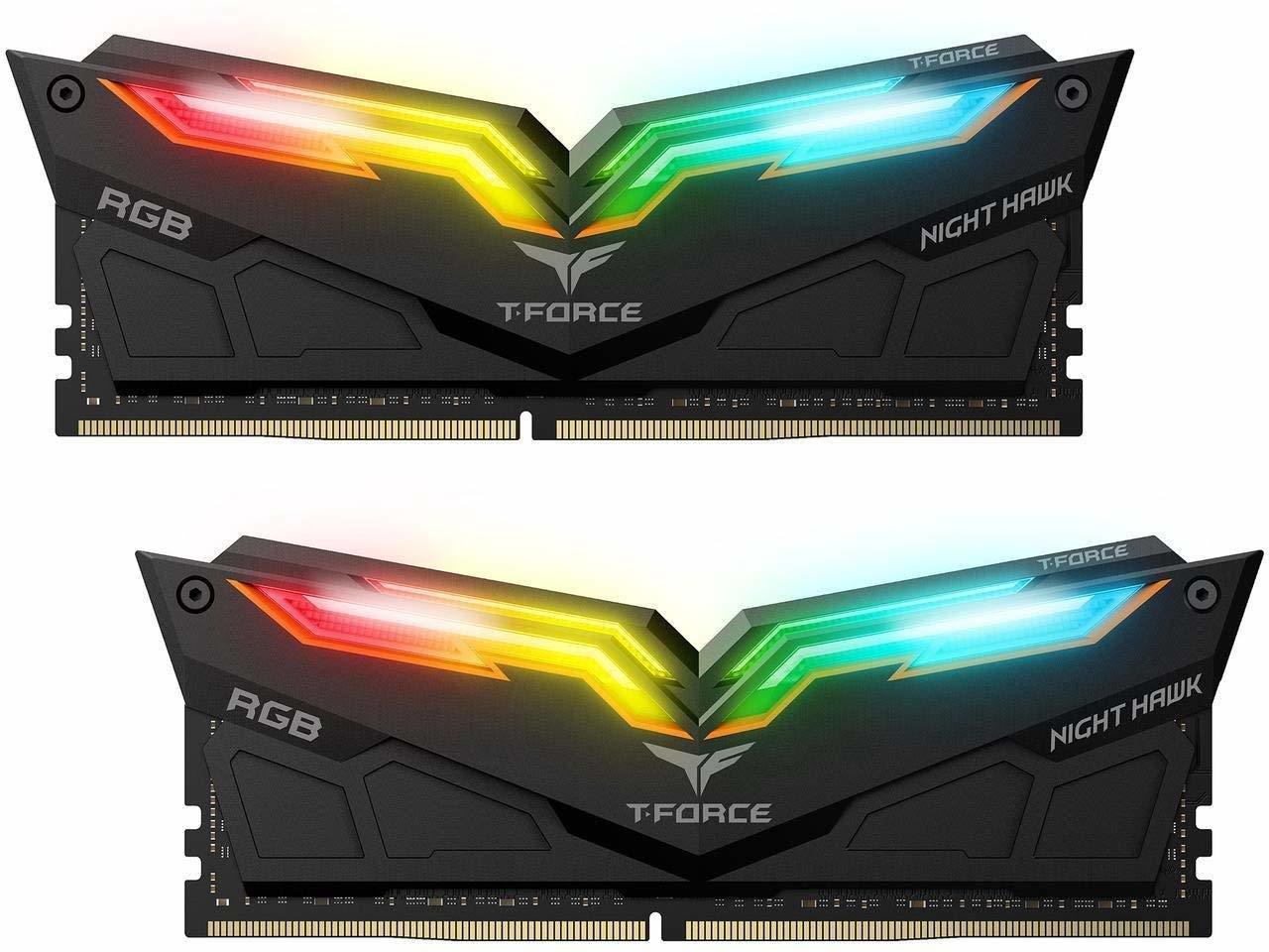 16GB TeamGroup T-Force Night Hawk RGB Dual RAM Kit image