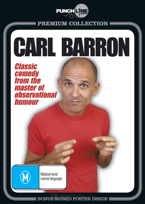 Punchline Premium: Carl Barron Live (With Bonus Signed Poster) on DVD