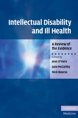 Intellectual Disability and Ill Health by Jean O'Hara image