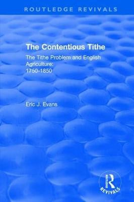 : The Contentious Tithe (1976) by Eric J Evans image