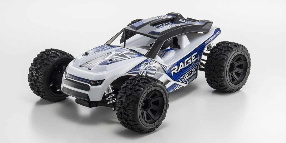 Kyosho RAGE VEi RS 1/10 EP 4WD RC Buggy RTRSet image