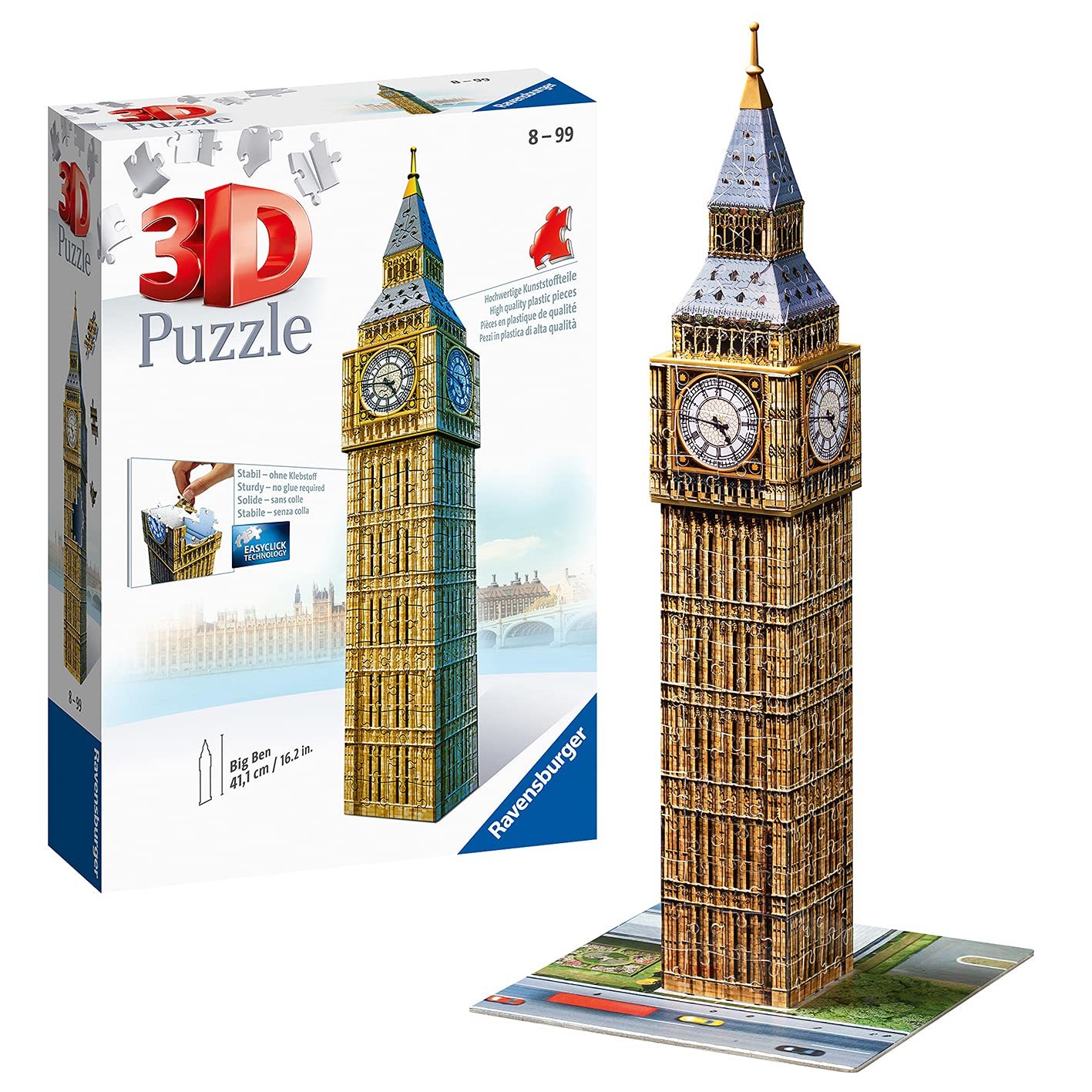 3D Puzzle Big Ben Board Game at Mighty Ape NZ