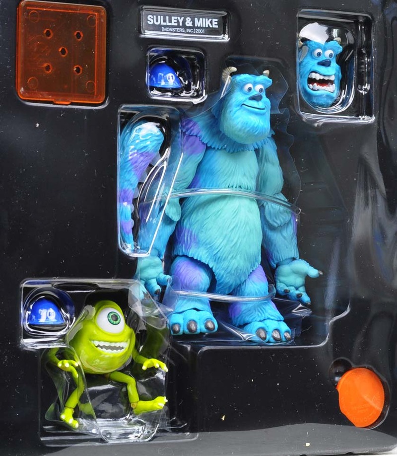 SciFi Revoltech No.028 Monsters Inc. Sulley and Mike Action Figure Set