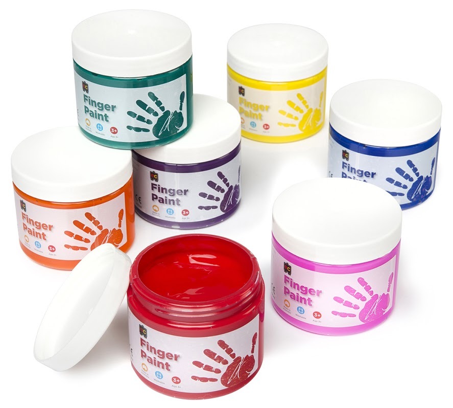 EC Colours - 250ml Finger Paint - Green image
