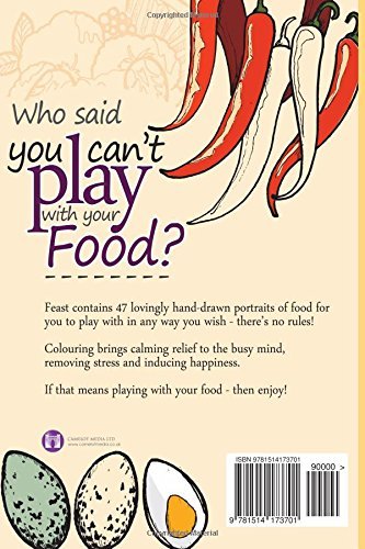 Feast: The Adult Colouring Book for Foodies by Amy Whitewick image