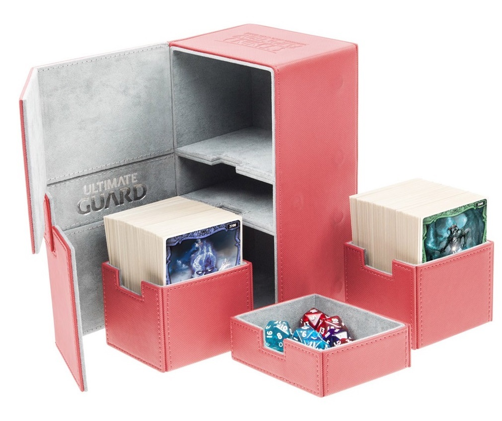 Ultimate Guard: 200+ XenoSkin Twin Flip'n'tray Deck Case (Red) image