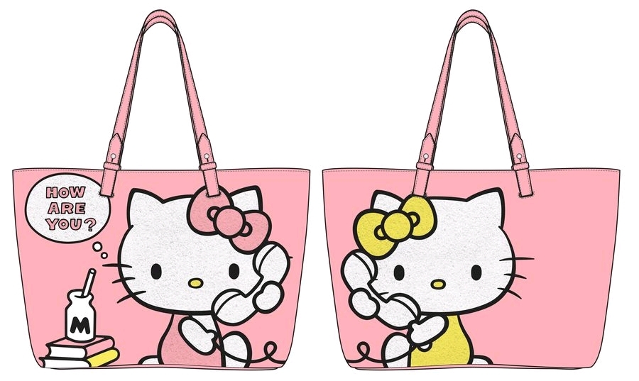 Loungefly: Hello Kitty - How Are You Pink Tote Bag image