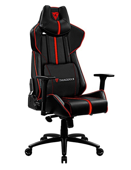 ThunderX3 BC7 Breathable Pinhole Gaming Chair (Black & Red) for image