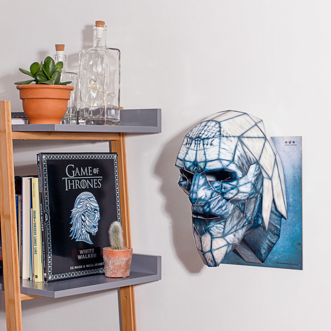 Game of Thrones Mask and Wall Mount - White Walker image