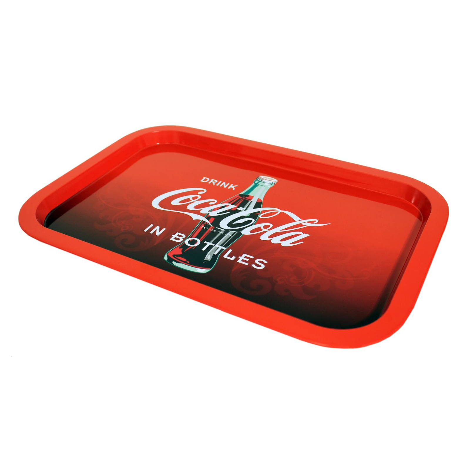 Coke Galvanized Napkin and Utensils Holder image