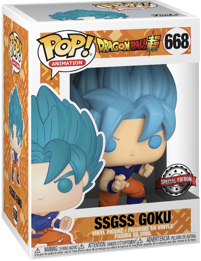 Dragon Ball Super – SSGSS Goku Pop! Vinyl Figure image