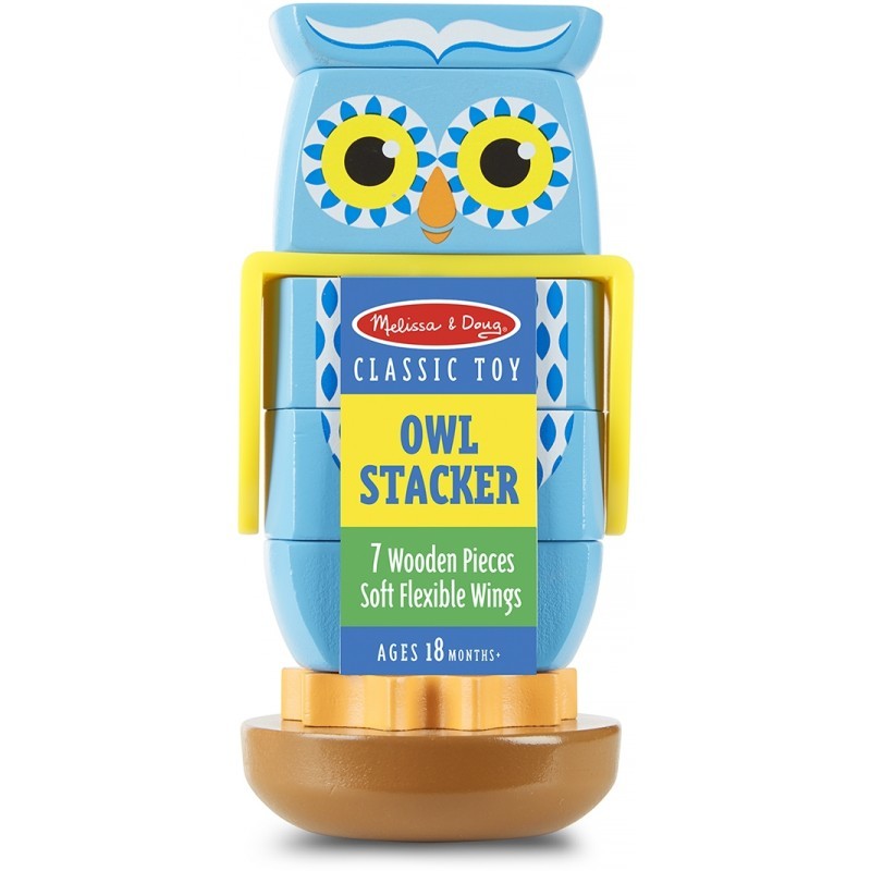 Melissa & Doug: Wooden Owl Stacker