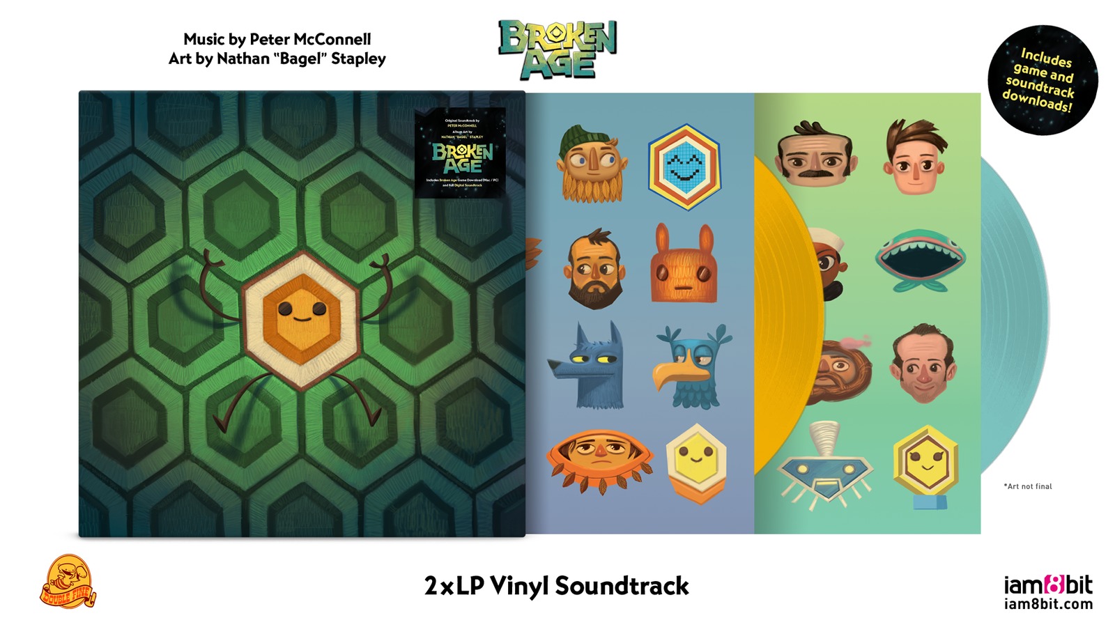 Broken Age Soundtrack (2LP) by Peter McConnell image