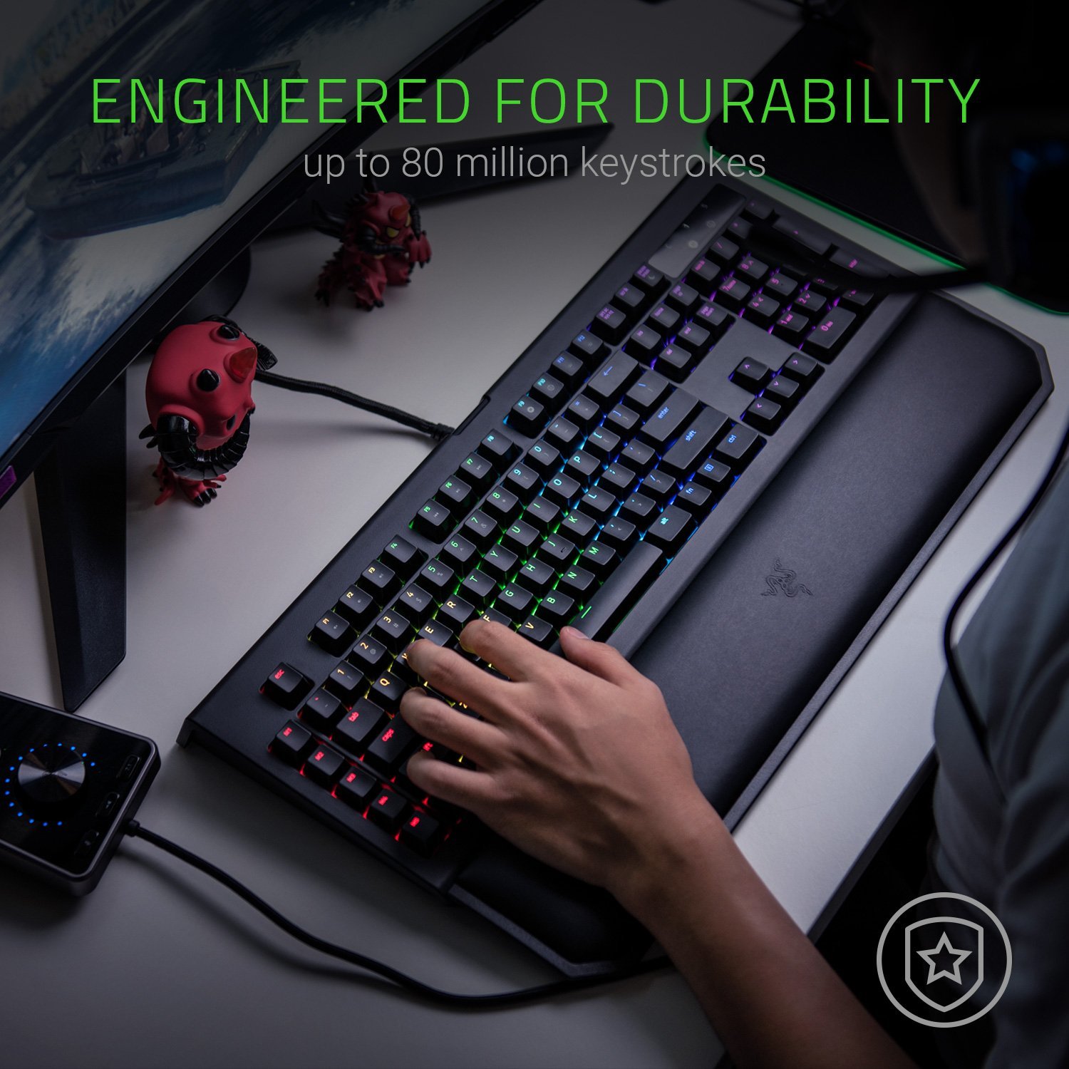 Razer BlackWidow Chroma V2 - Mechanical Gaming Keyboard (Yellow switch) for PC image