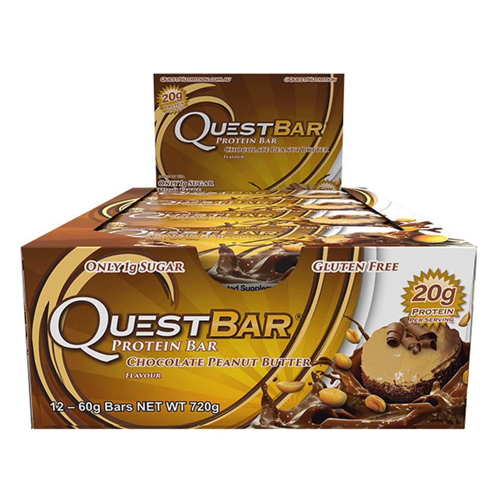 Quest Nutrition Protein Bars - Chocolate Peanut Butter (Box of 12) image
