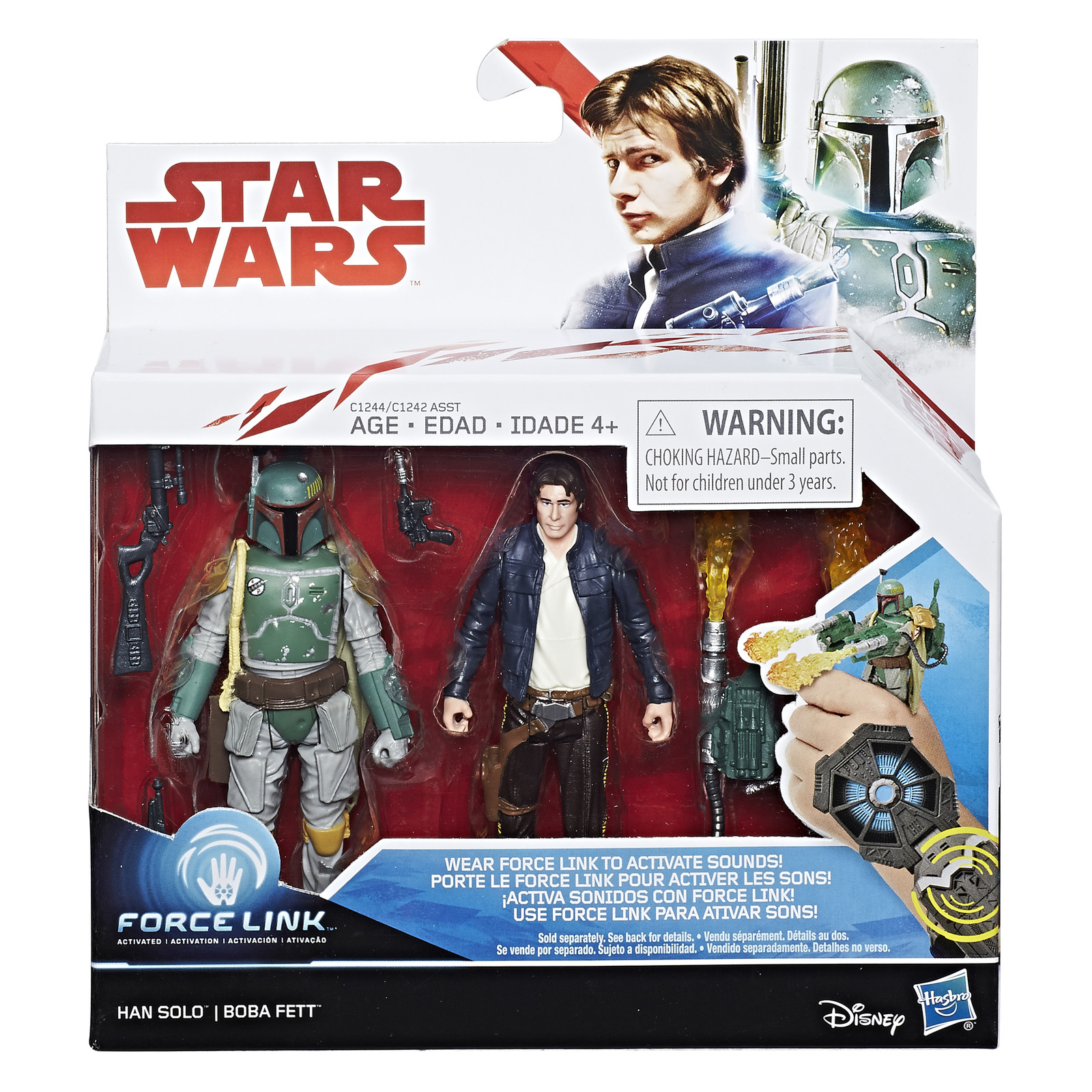 Star Wars: Force Link Figure - Han Solo & Boba Fett 2 Pack