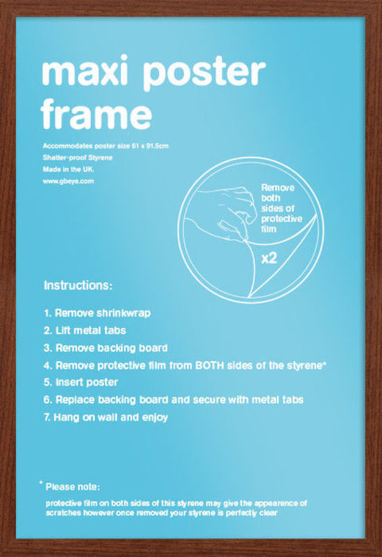 Maxi Poster Frame - Walnut image