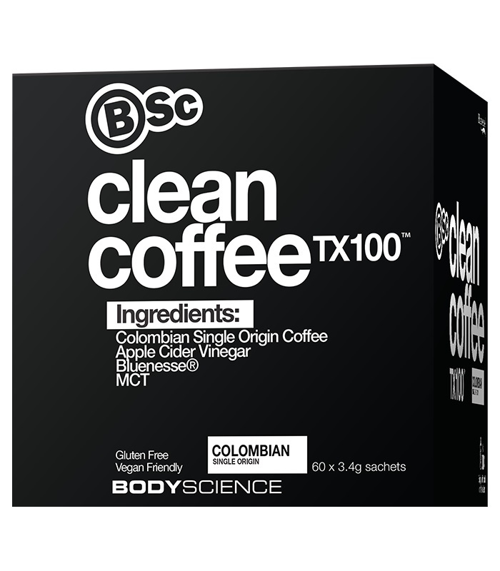 BSc Bodyscience Clean Coffee TX100 60x 3.4g Serve