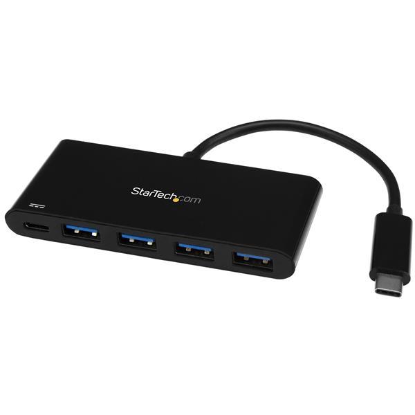 StarTech 4 Port USB C 3.0 to Quad USB A Hub with PD at Mighty Ape NZ