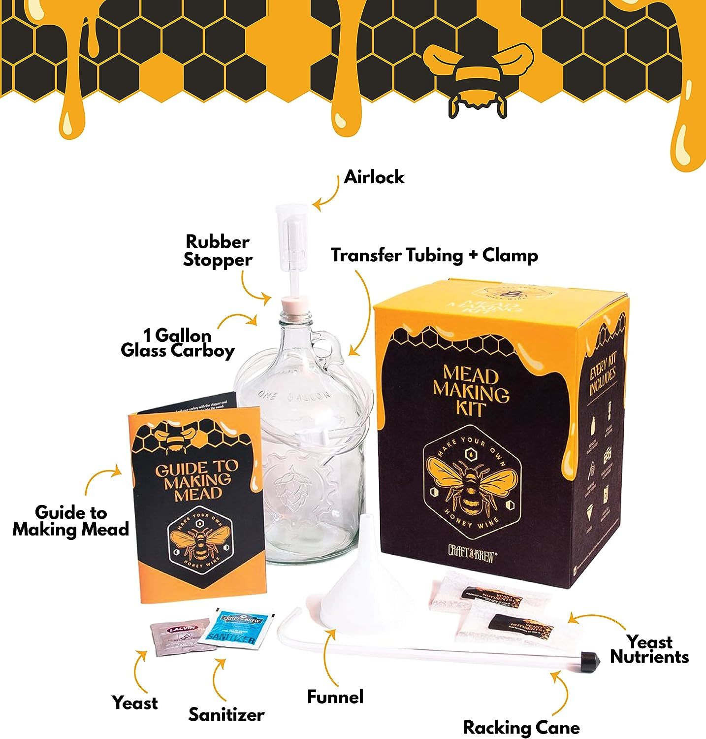 Craft A Brew Mead (Honey Wine) Making Kit at Mighty Ape NZ
