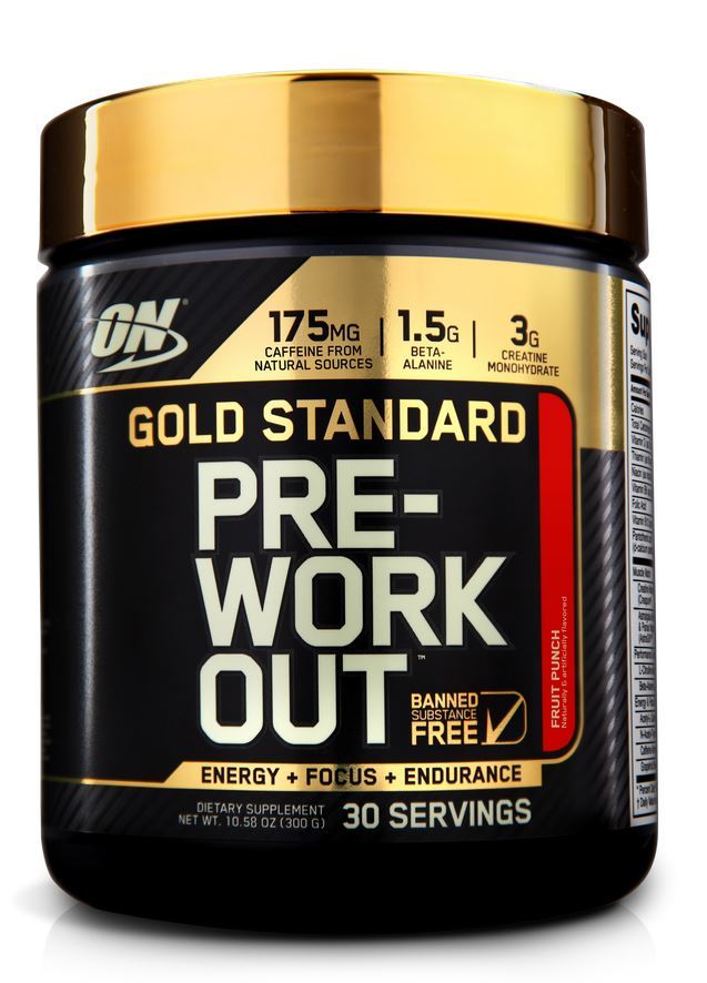 Optimum Nutrition Gold Standard Pre-Workout - Fruit Punch (300g/30 Servings) image
