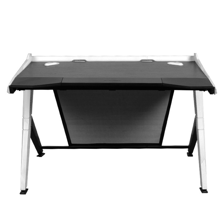 DXRacer Gaming Desk (Black & White) for image
