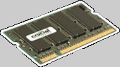 Crucial 1GB 200-pin SODIMM DDR PC2700 NON-ECC Crucial 1GB 200-pin SODIMM DDR PC2700 NON-ECC