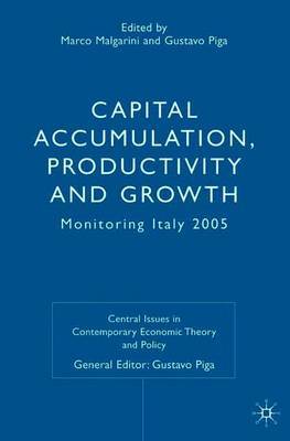 Capital Accumulation, Productivity and Growth on Hardback