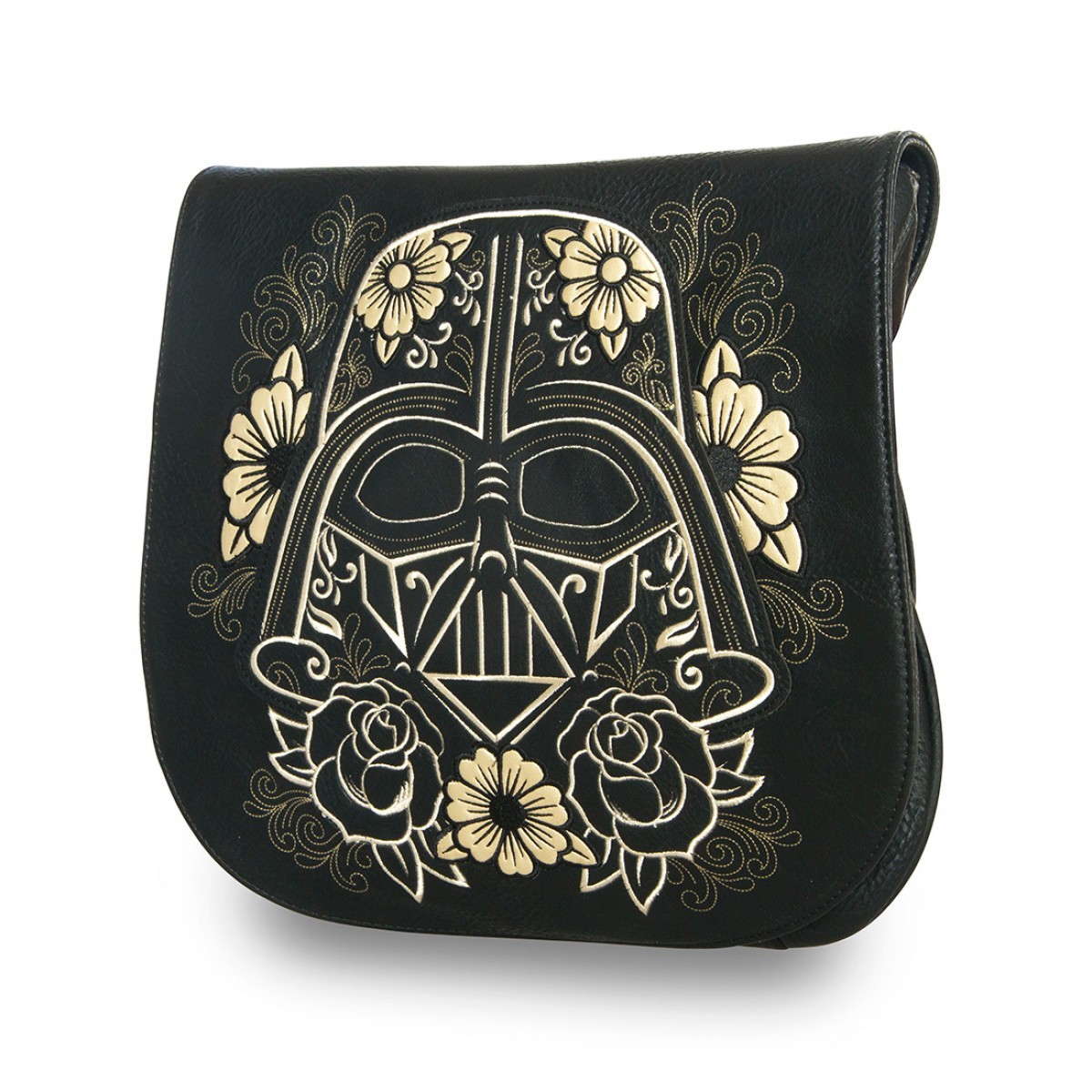 Loungefly Star Wars Darth Vader Sugar Skull Crossbody Saddle Bag image