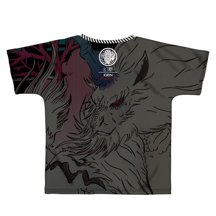 Monster Hunter: World Full Graphic T-Shirt B-Side Label Kirin L image