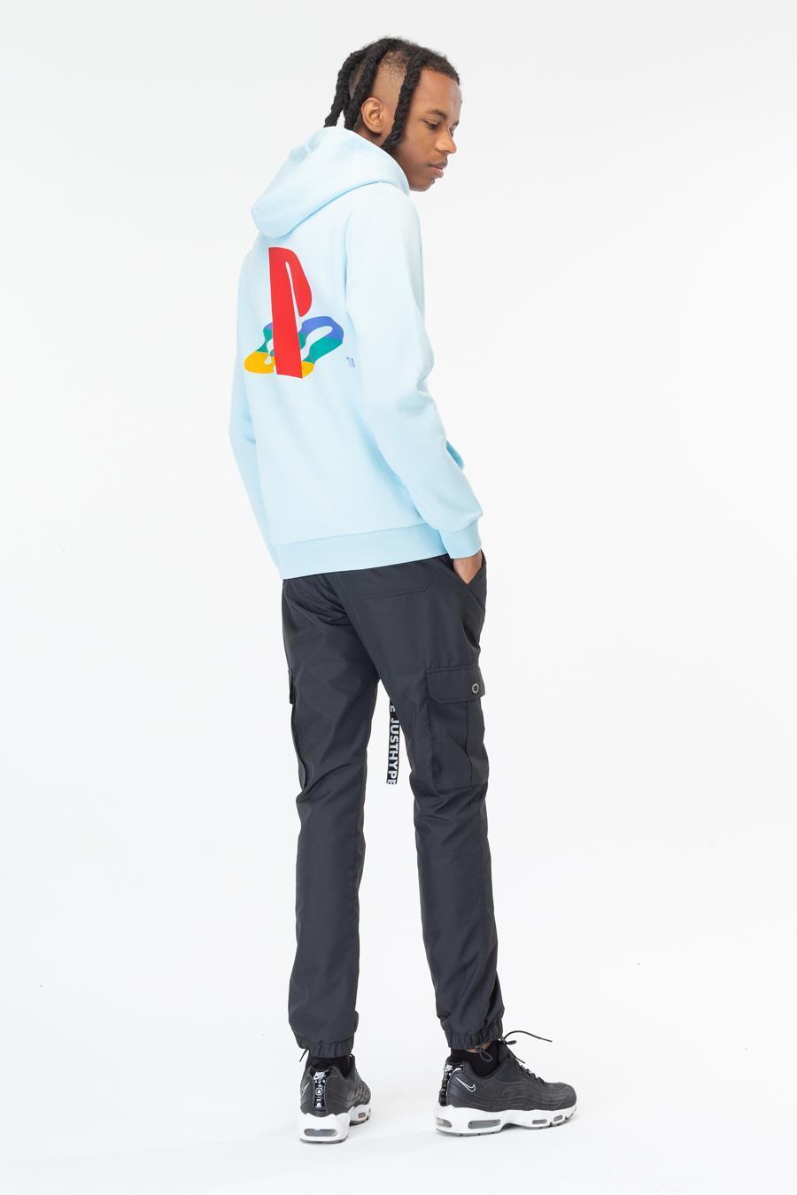 Just Hype: PlayStation Blue Crest Mens Pullover Hoodie - Small image